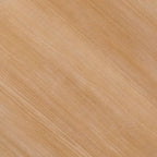 Lit plateforme king size à tête de lit arquée, blanc cérusé/marron, pour 1