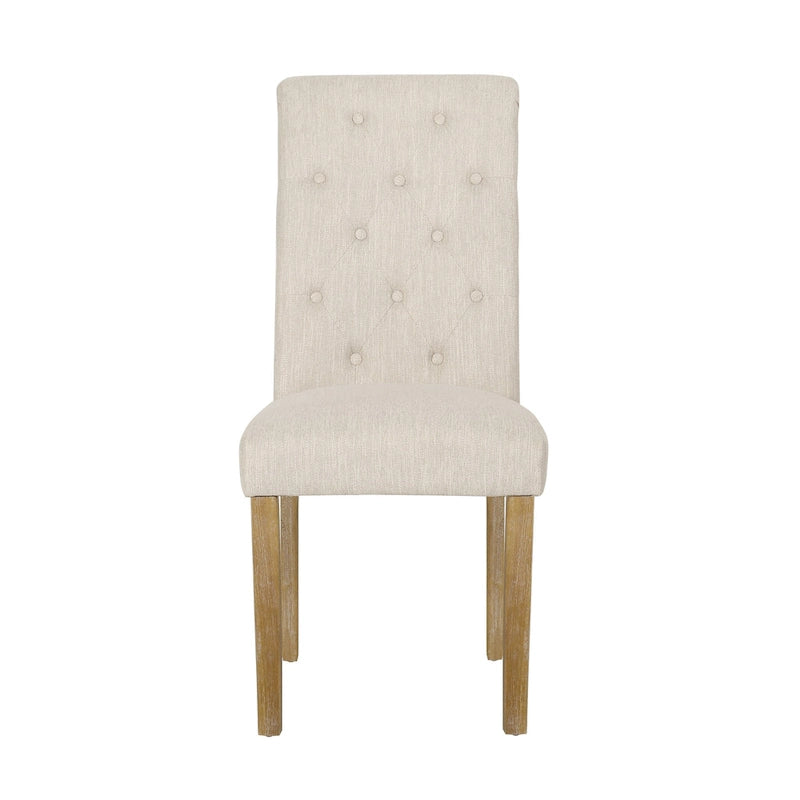 Chaise de salle à manger rembourrée Aruda (lot de 2) par Christopher Knight Home