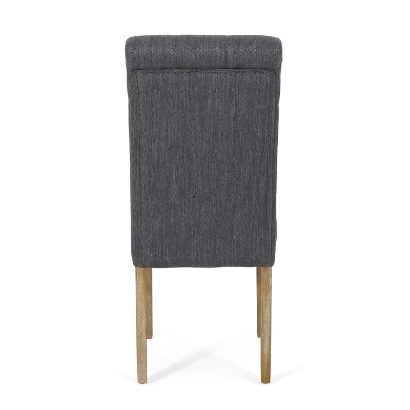 Chaise de salle à manger rembourrée Aruda (lot de 2) par Christopher Knight Home