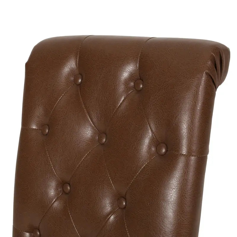 Chaise de salle à manger rembourrée Aruda (lot de 2) par Christopher Knight Home