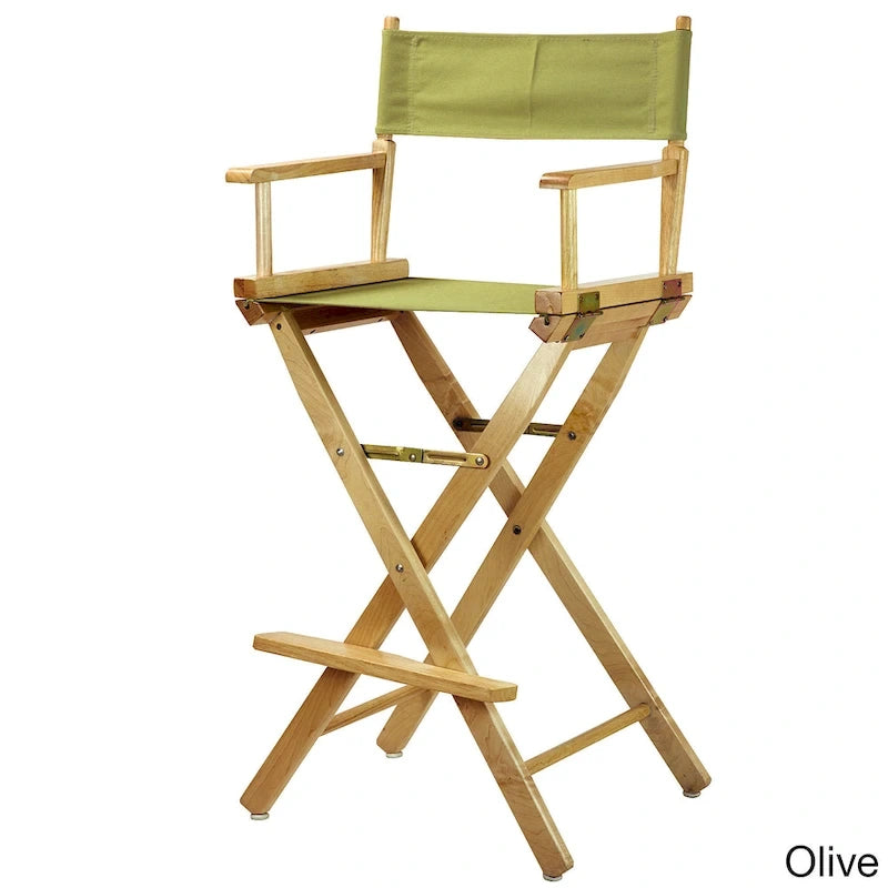 Chaise de réalisateur pliante naturelle, 1 place