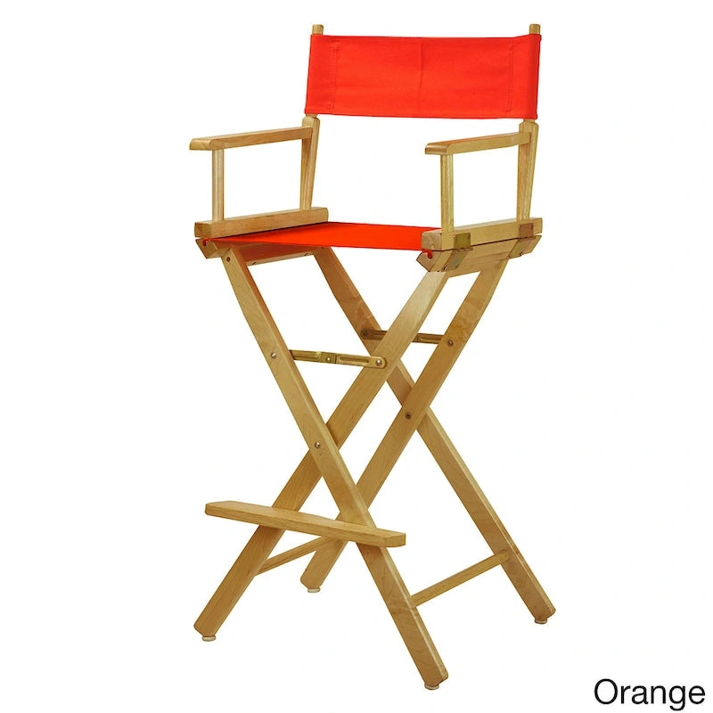 Chaise de réalisateur pliante naturelle, 1 place