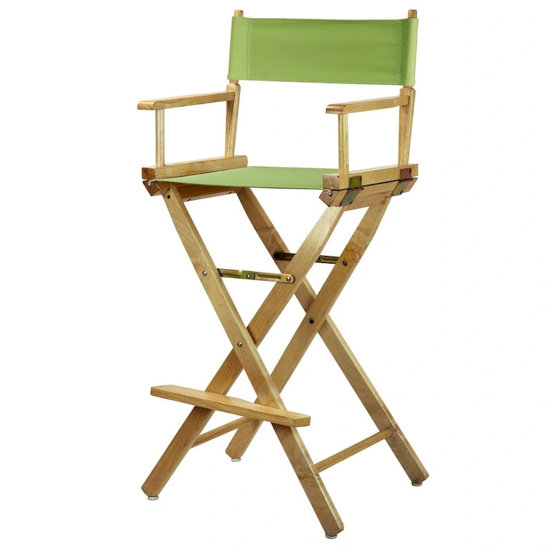 Chaise de réalisateur pliante naturelle, 1 place