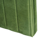 Ottoman carré touffeté capitonné – Boucle / Velours / Similicuir, 1 place