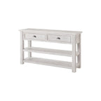 Table console de canapé à 2 tiroirs, multicolore, pour 1