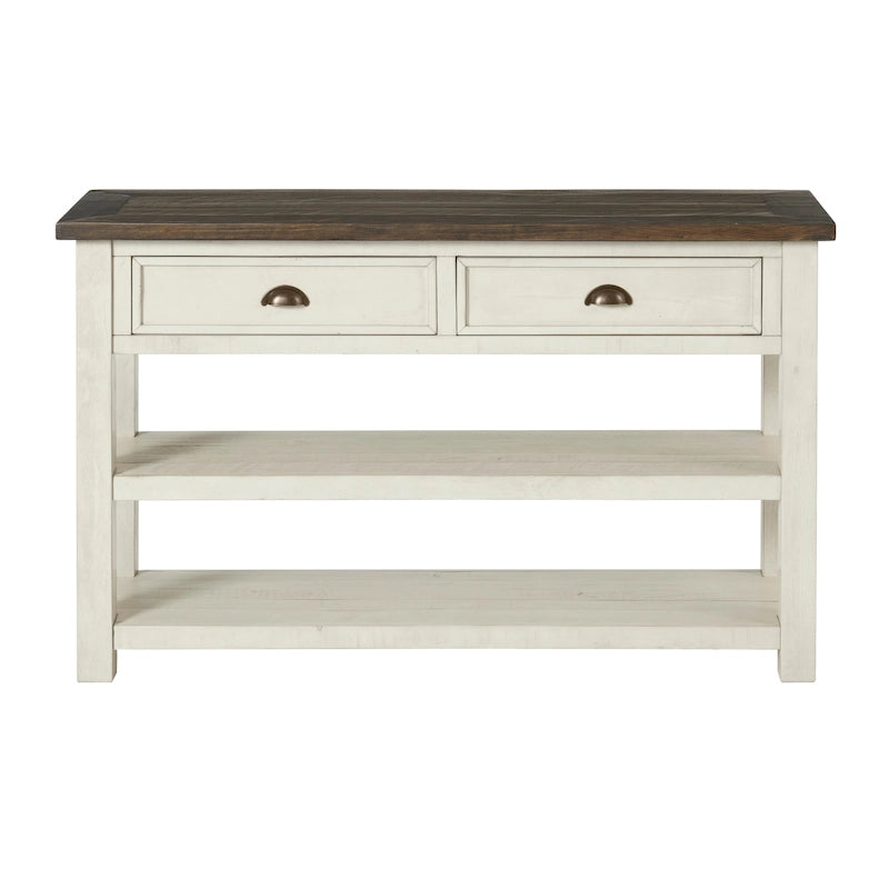 Table console de canapé à 2 tiroirs, multicolore, pour 1