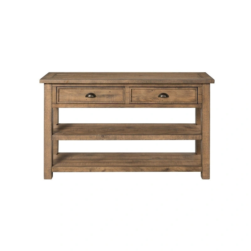 Table console de canapé à 2 tiroirs, multicolore, pour 1