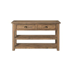 Table console de canapé à 2 tiroirs, multicolore, pour 1