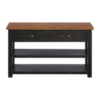 Table console de canapé à 2 tiroirs, multicolore, pour 1