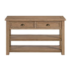 Table console de canapé à 2 tiroirs, multicolore, pour 1