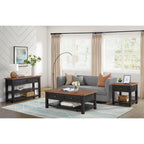 Table console de canapé à 2 tiroirs, multicolore, pour 1