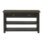 Table console de canapé à 2 tiroirs, multicolore, pour 1