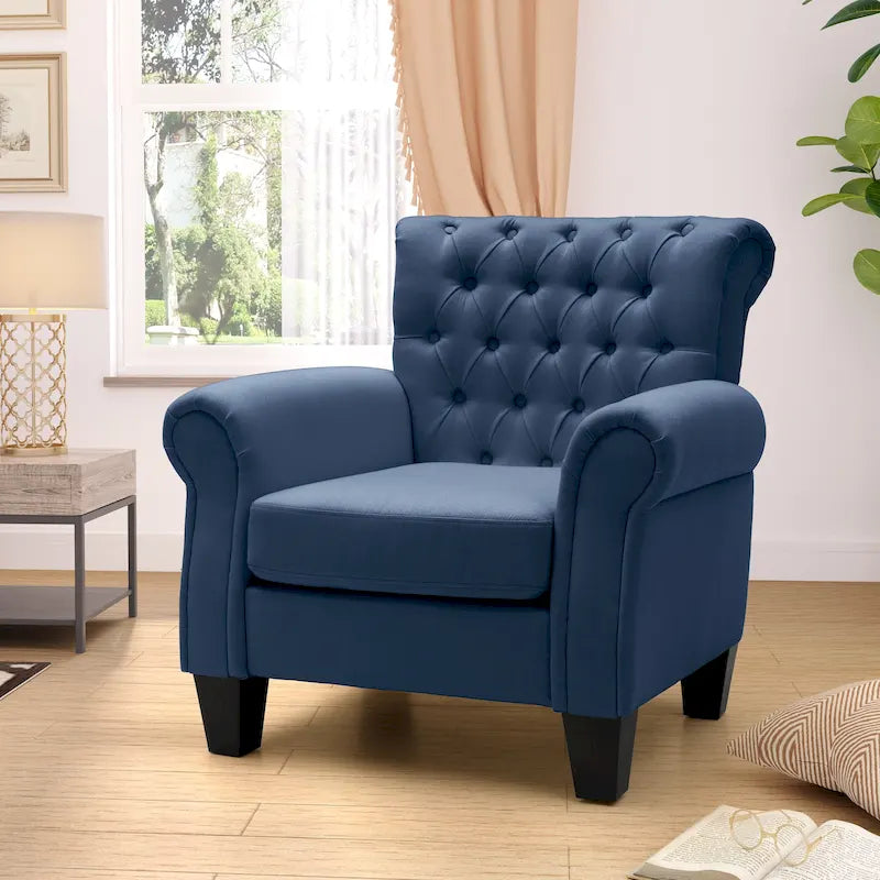 Fauteuil d'appoint capitonné multicolore, 1 ou 2 places