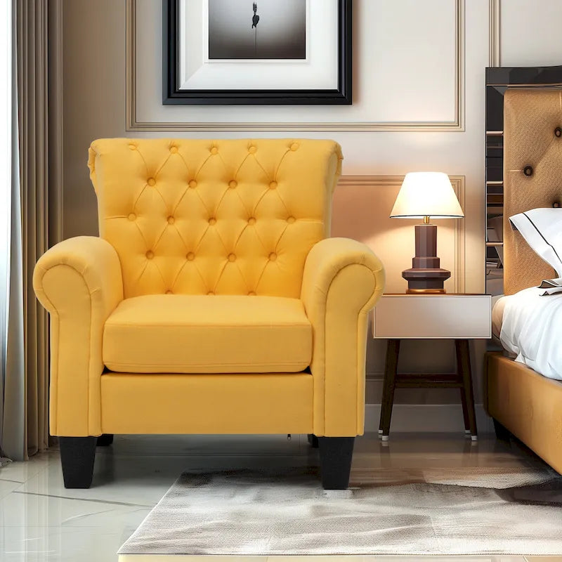Fauteuil d'appoint capitonné multicolore, 1 ou 2 places