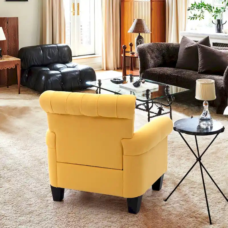 Fauteuil d'appoint capitonné multicolore, 1 ou 2 places
