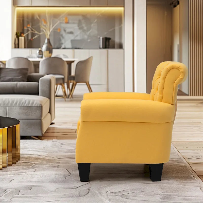 Fauteuil d'appoint capitonné multicolore, 1 ou 2 places