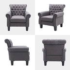 Fauteuil d'appoint capitonné multicolore, 1 ou 2 places