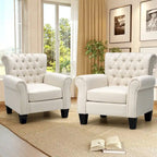 Fauteuil d'appoint capitonné multicolore, 1 ou 2 places