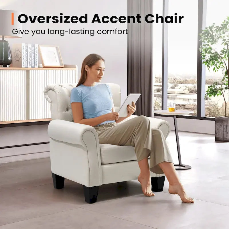 Fauteuil d'appoint capitonné multicolore, 1 ou 2 places