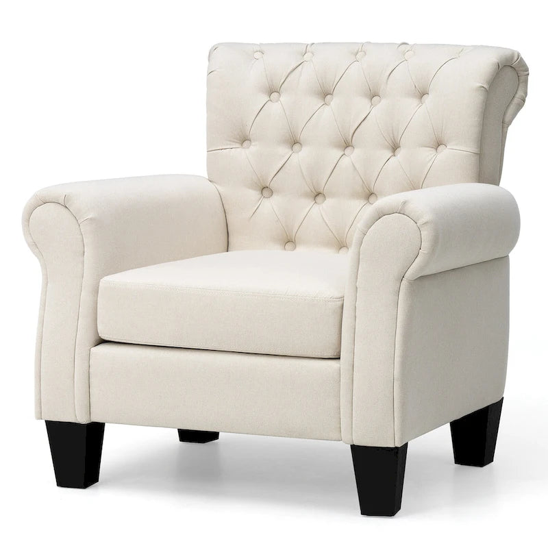 Fauteuil d'appoint capitonné multicolore, 1 ou 2 places