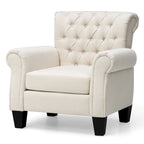 Fauteuil d'appoint capitonné multicolore, 1 ou 2 places