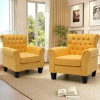 Fauteuil d'appoint capitonné multicolore, 1 ou 2 places