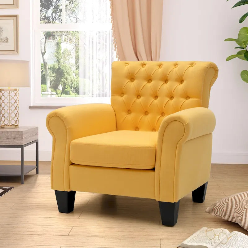Fauteuil d'appoint capitonné multicolore, 1 ou 2 places