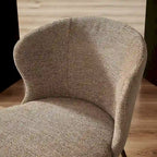 Chaise de salle à manger sans accoudoirs Vert/Beige/Gris/Bleu foncé/Blanc cassé/Marron, style moderne, lot de 2
