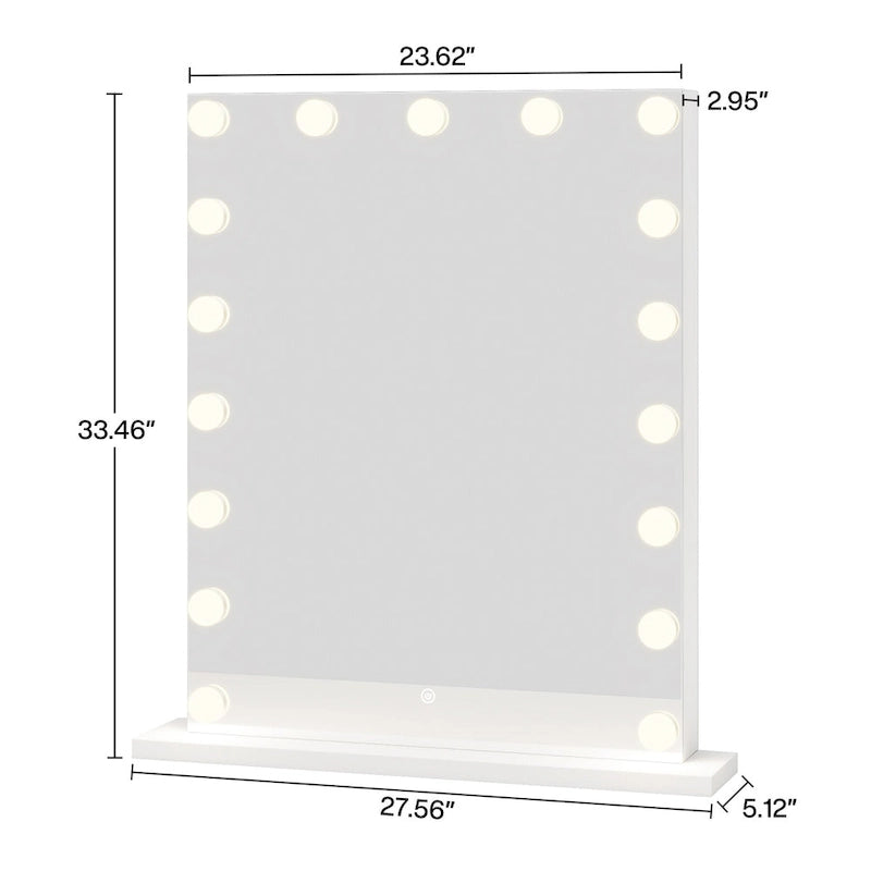 Bureau informatique blanc / blanc et or avec 2 tiroirs, table d'écriture individuelle