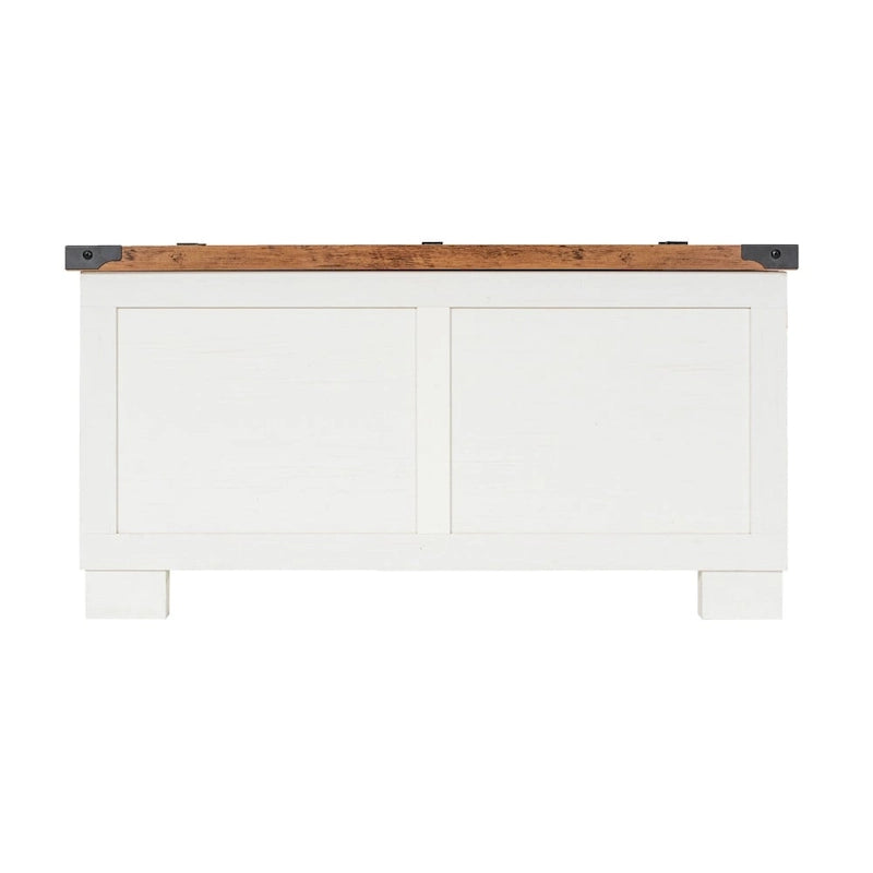 Table basse relevable avec rangement blanche/noire/grise, chêne rustique, pour 1 personne