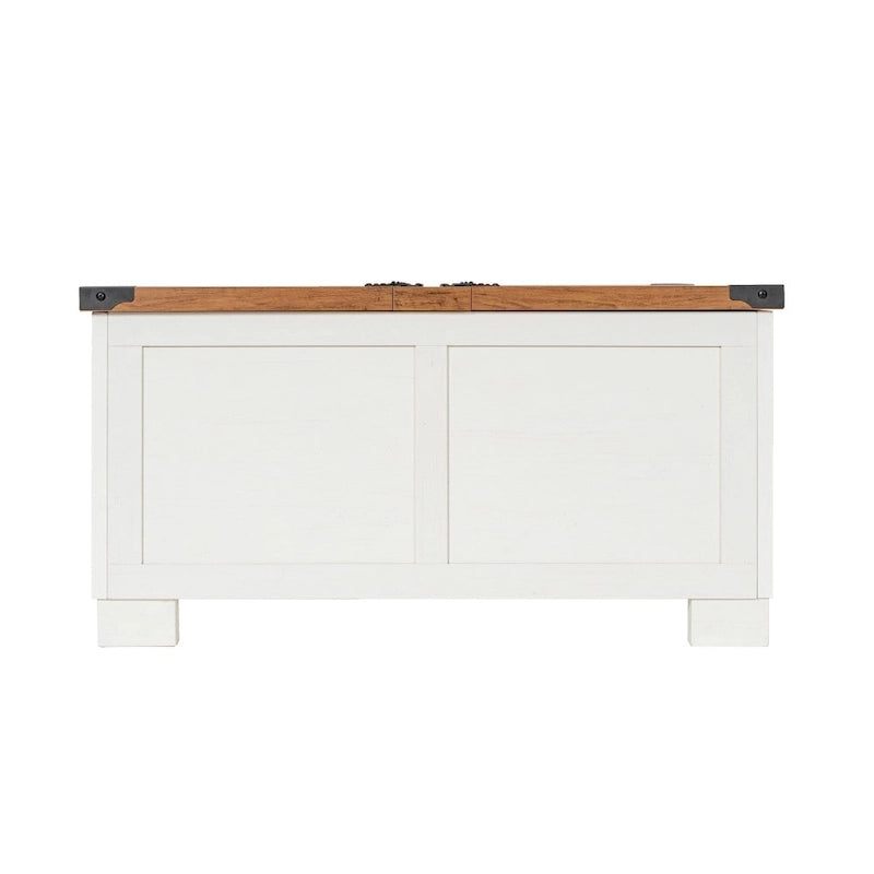 Table basse relevable avec rangement blanche/noire/grise, chêne rustique, pour 1 personne