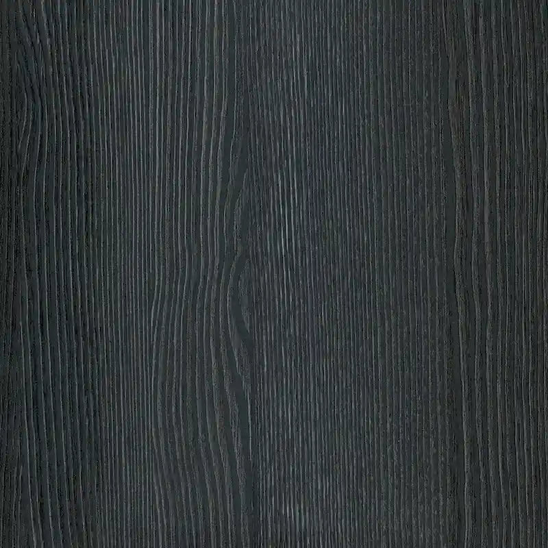 Grain noir / Gris anthracite / Blanc | Meuble TV de 172,7 cm avec cheminée électrique | Convient aux téléviseurs jusqu'à 75" | Assemblage à 2 personnes