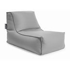 Chaise longue pouf d'intérieur/extérieur anthracite, 1 personne
