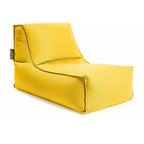 Chaise longue pouf d'intérieur/extérieur anthracite, 1 personne