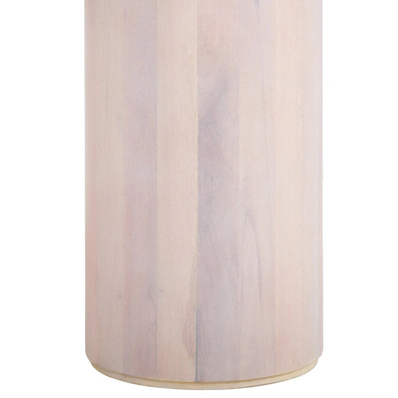 Table basse ronde – trépied à 3 pieds | Blanc délavé, noir, marron, bordeaux