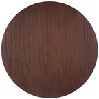 Table basse ronde – trépied à 3 pieds | Blanc délavé, noir, marron, bordeaux